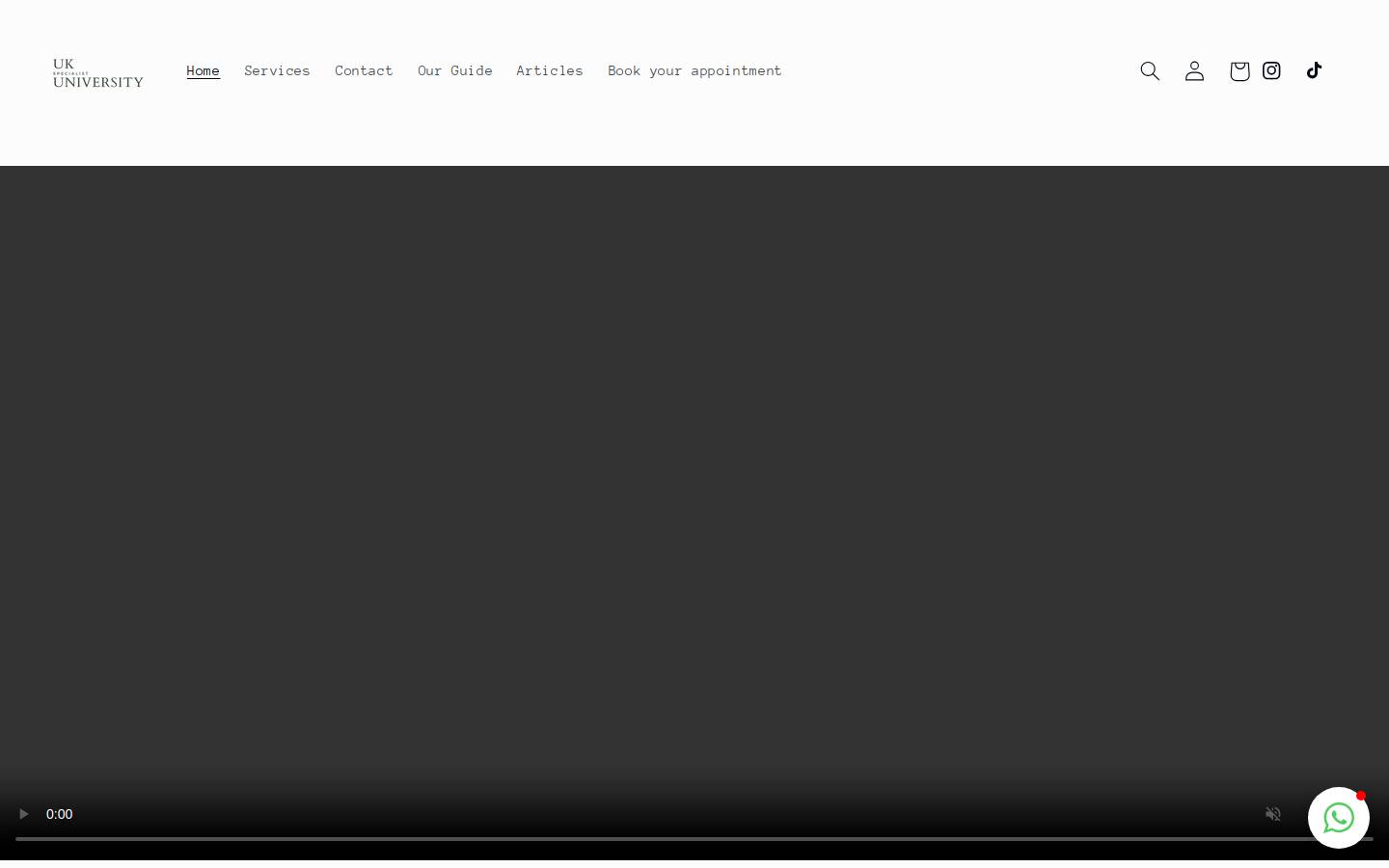 ukuniversityspecialist.com homepage screenshot