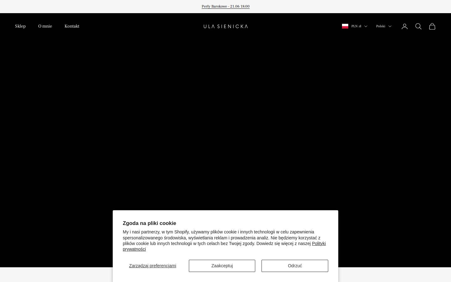 ulasienicka.pl homepage screenshot