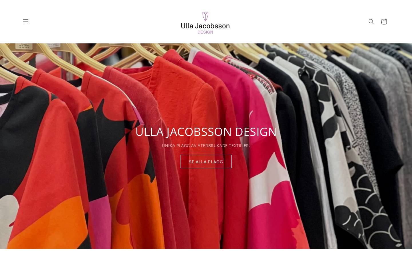 ullajacobssondesign.se homepage screenshot