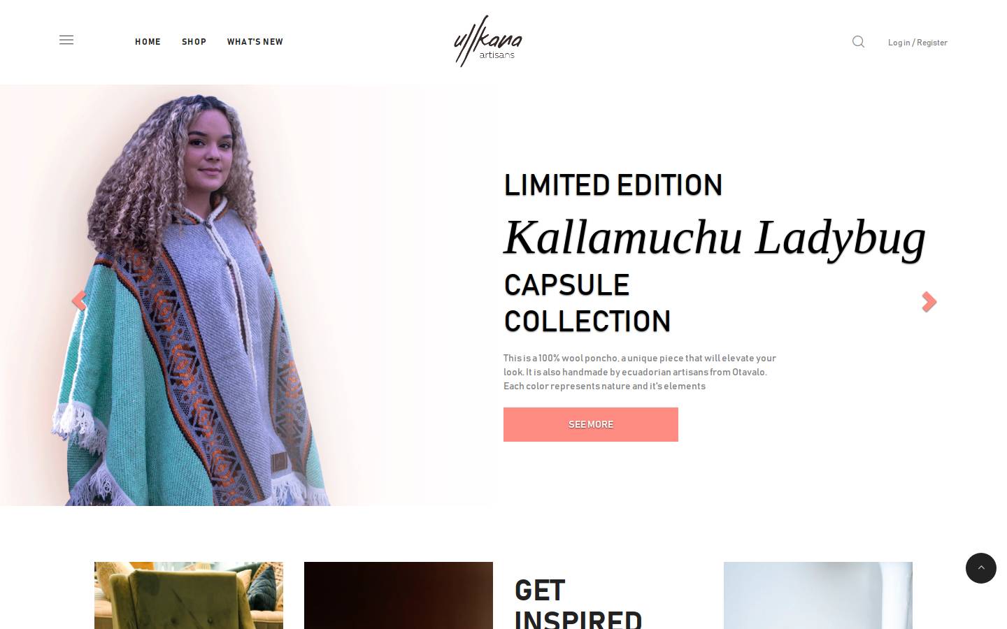 ullkanaartisans.com homepage screenshot