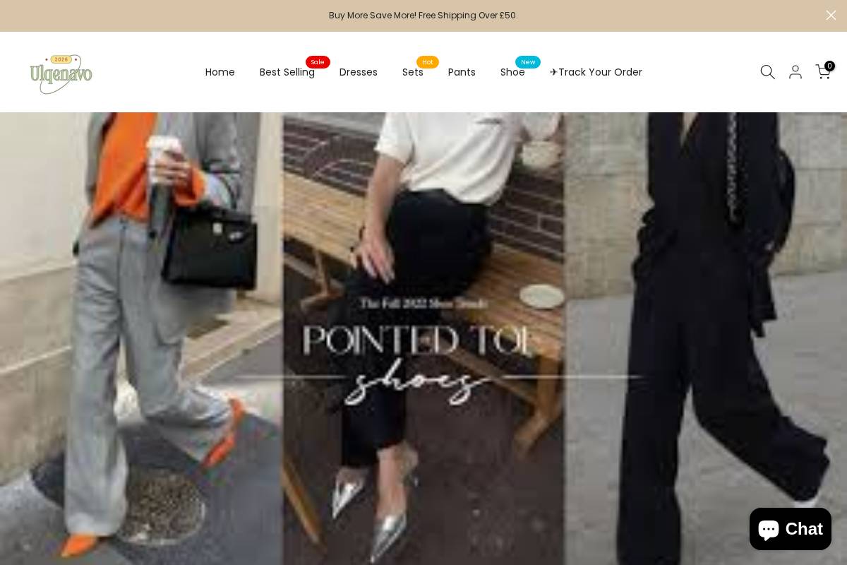 ulqenavo.shop homepage screenshot