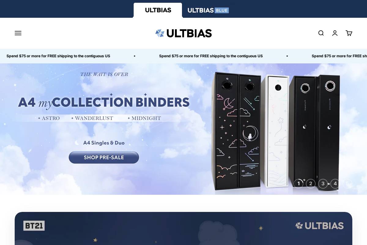 ultbias.us homepage screenshot
