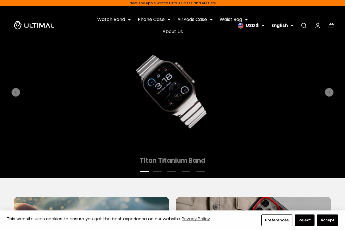 ULTIMAL homepage screenshot