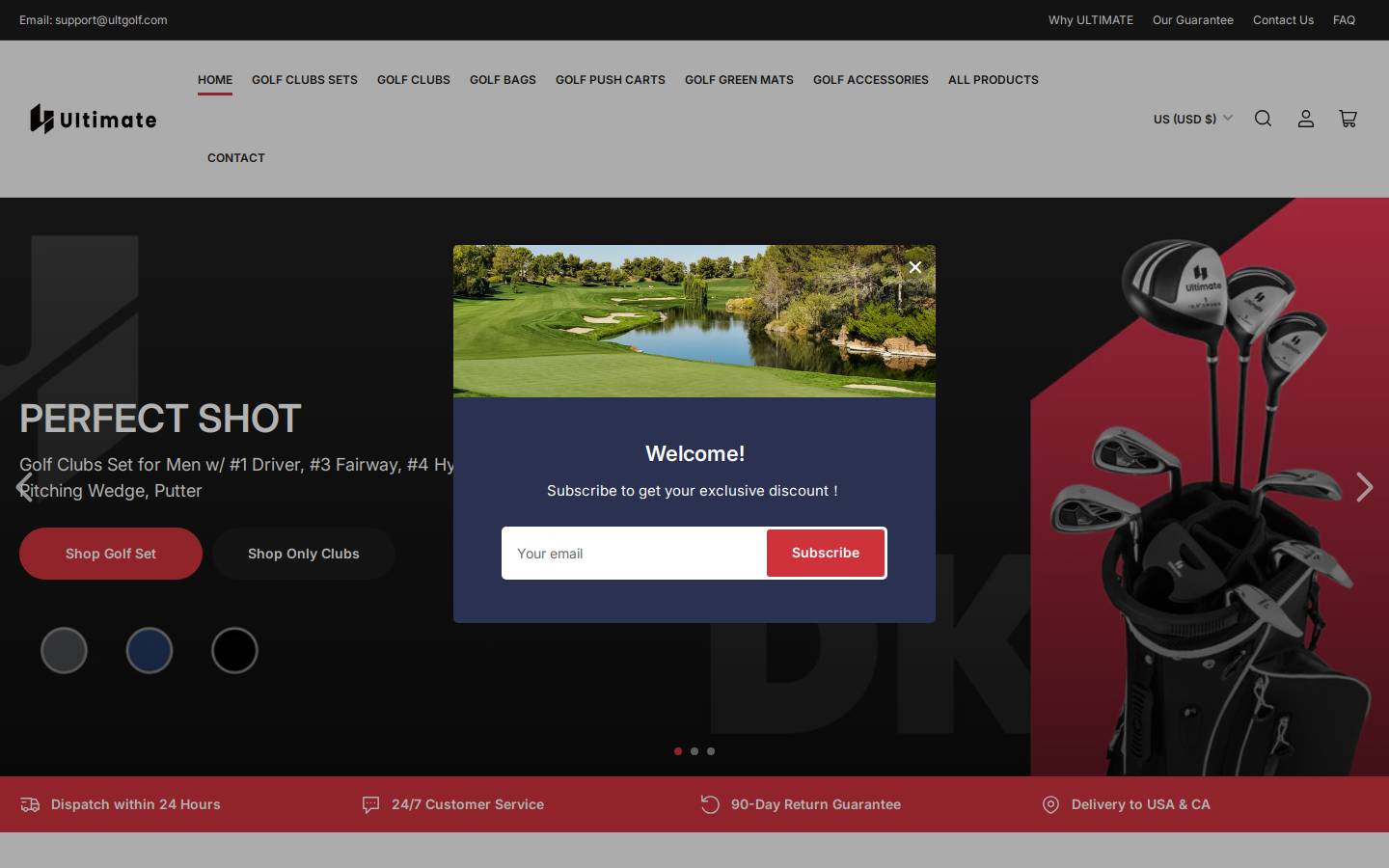 ultimateforce.com homepage screenshot
