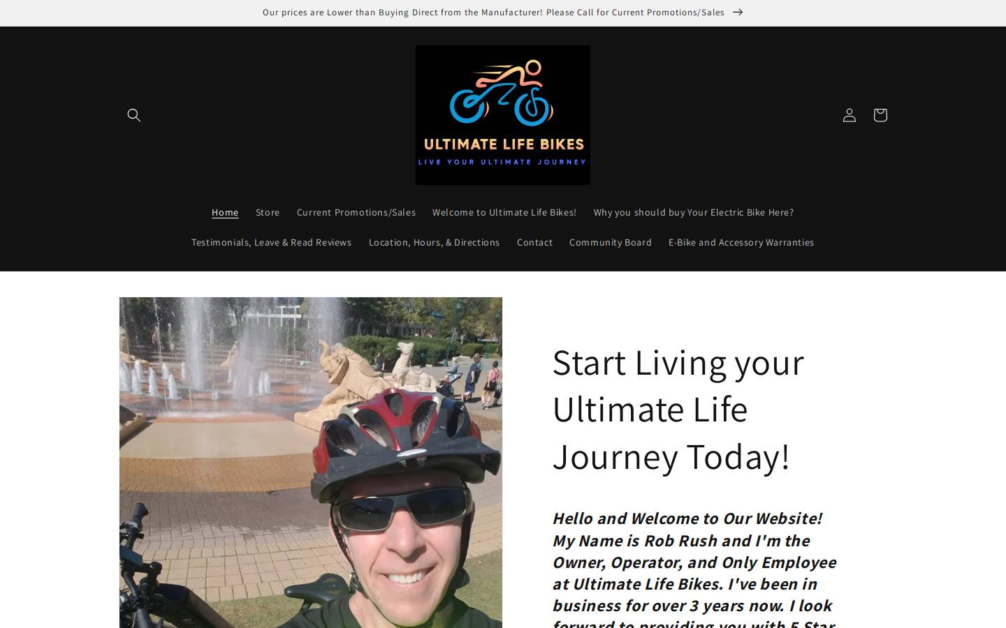ultimatelifewellness.com homepage screenshot