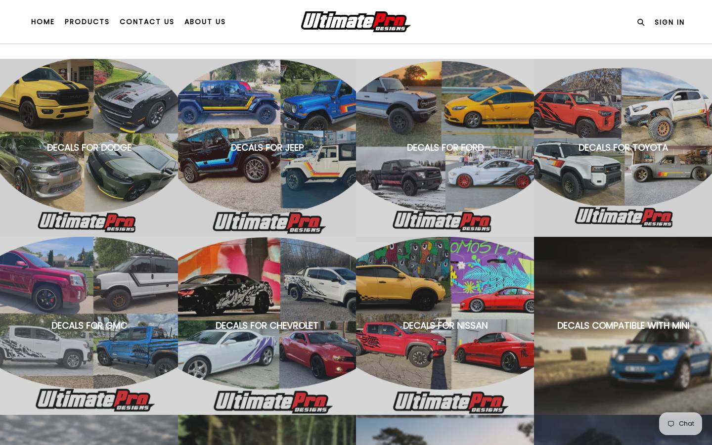 ultimateprodesigns.com homepage screenshot