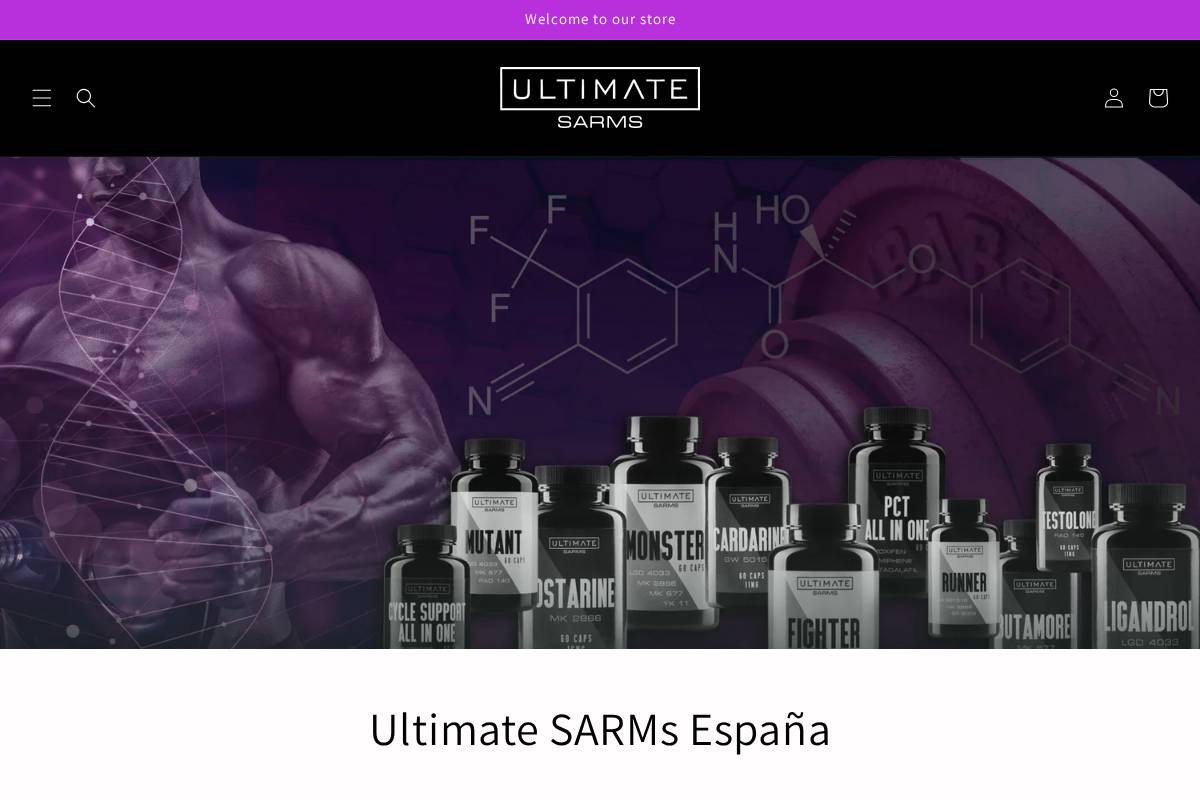 ultimatesarms.es homepage screenshot