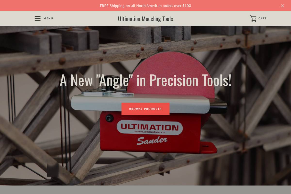 ultimation.ca homepage screenshot