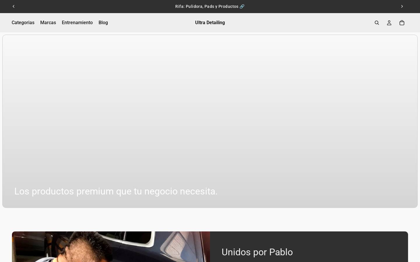 ultradetailing.mx homepage screenshot