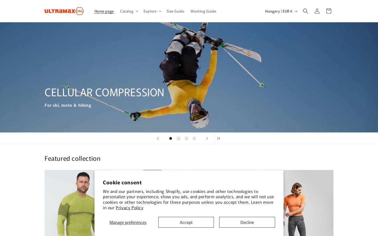 ultramaxcell.com homepage screenshot