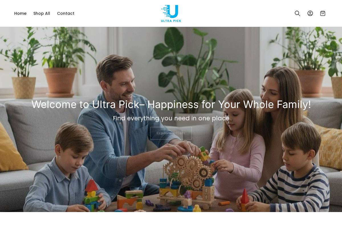 ultrapick.net homepage screenshot