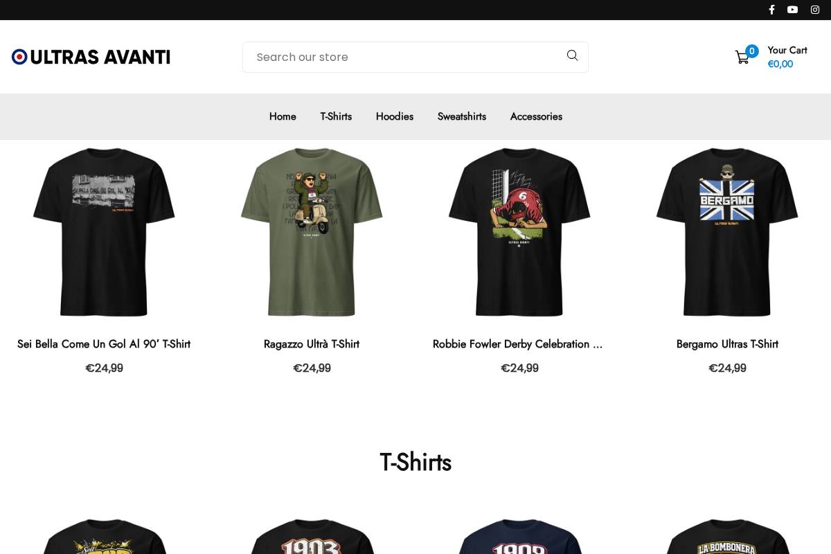 ultrasavanti.shop homepage screenshot