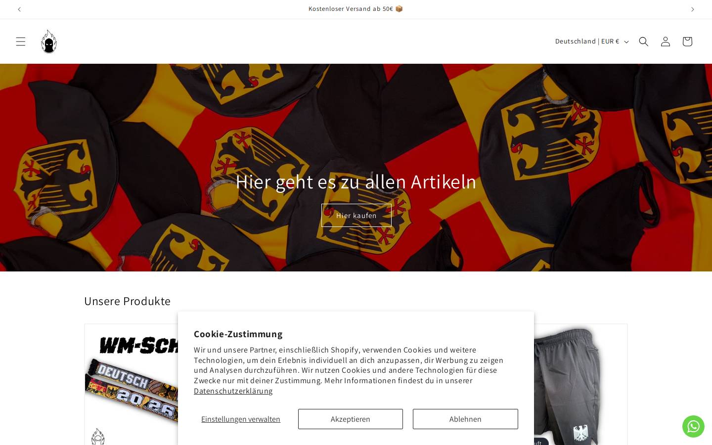 Ultrasland homepage screenshot