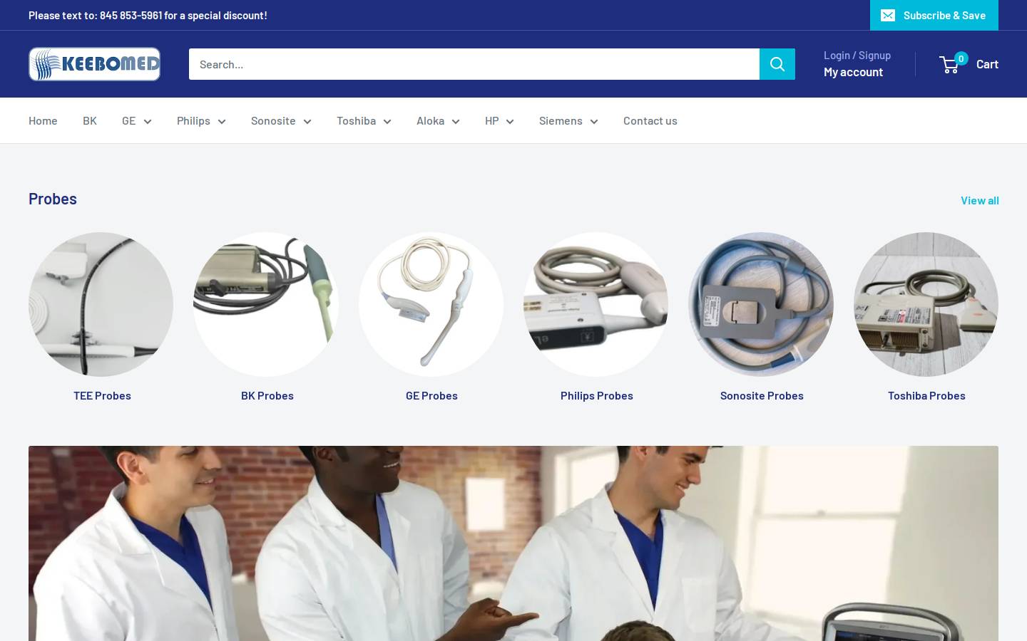 ultrasound-machine.com homepage screenshot