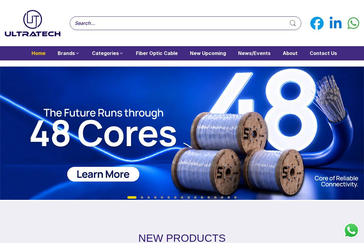 ultratech.pk homepage screenshot
