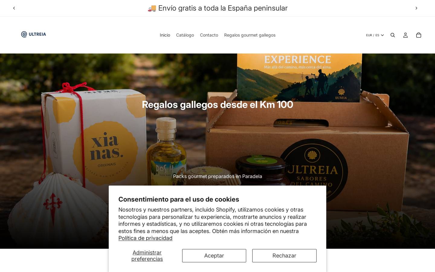 ultreiaway.com homepage screenshot