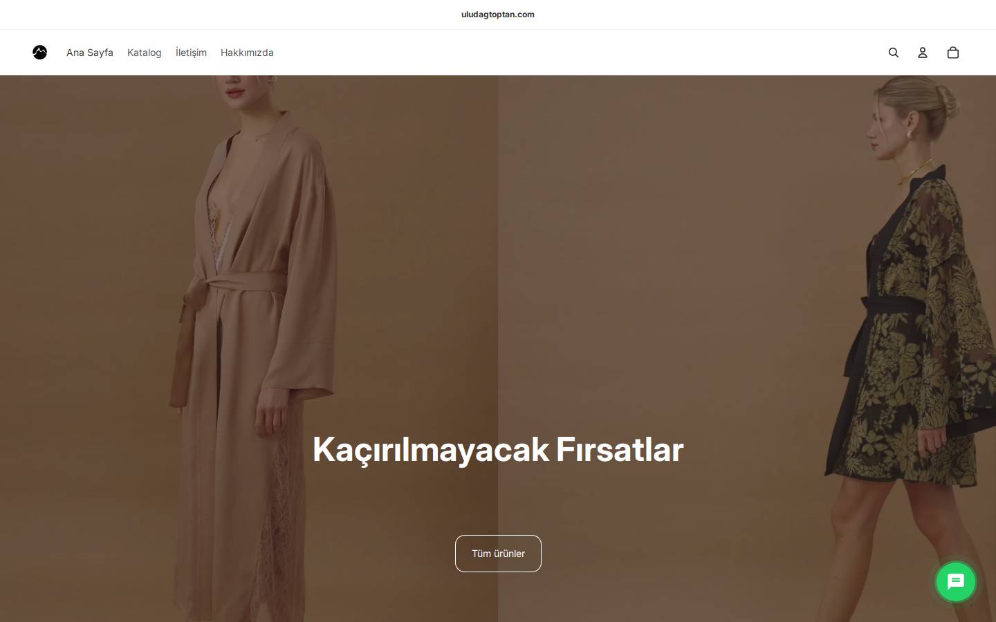 uludagtoptan.com homepage screenshot