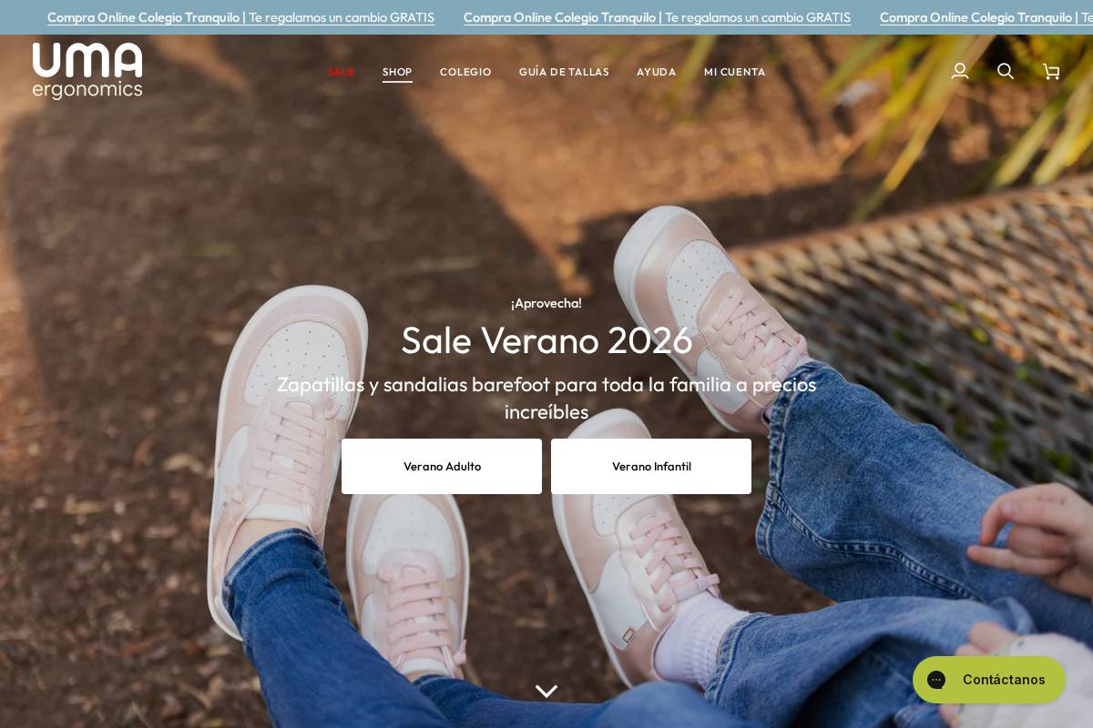 umababy.cl homepage screenshot