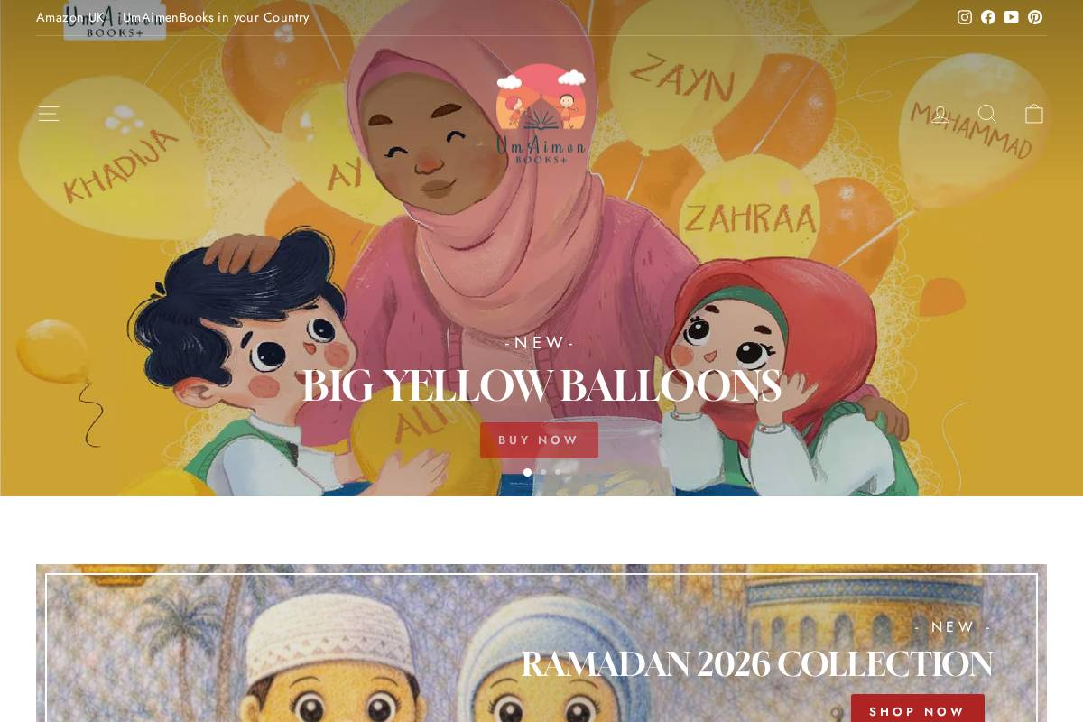 umaimenbooks.com homepage screenshot