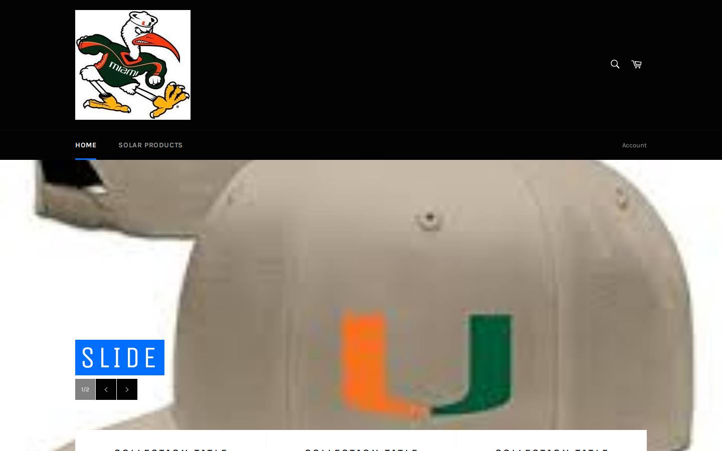umcanesgear.com homepage screenshot