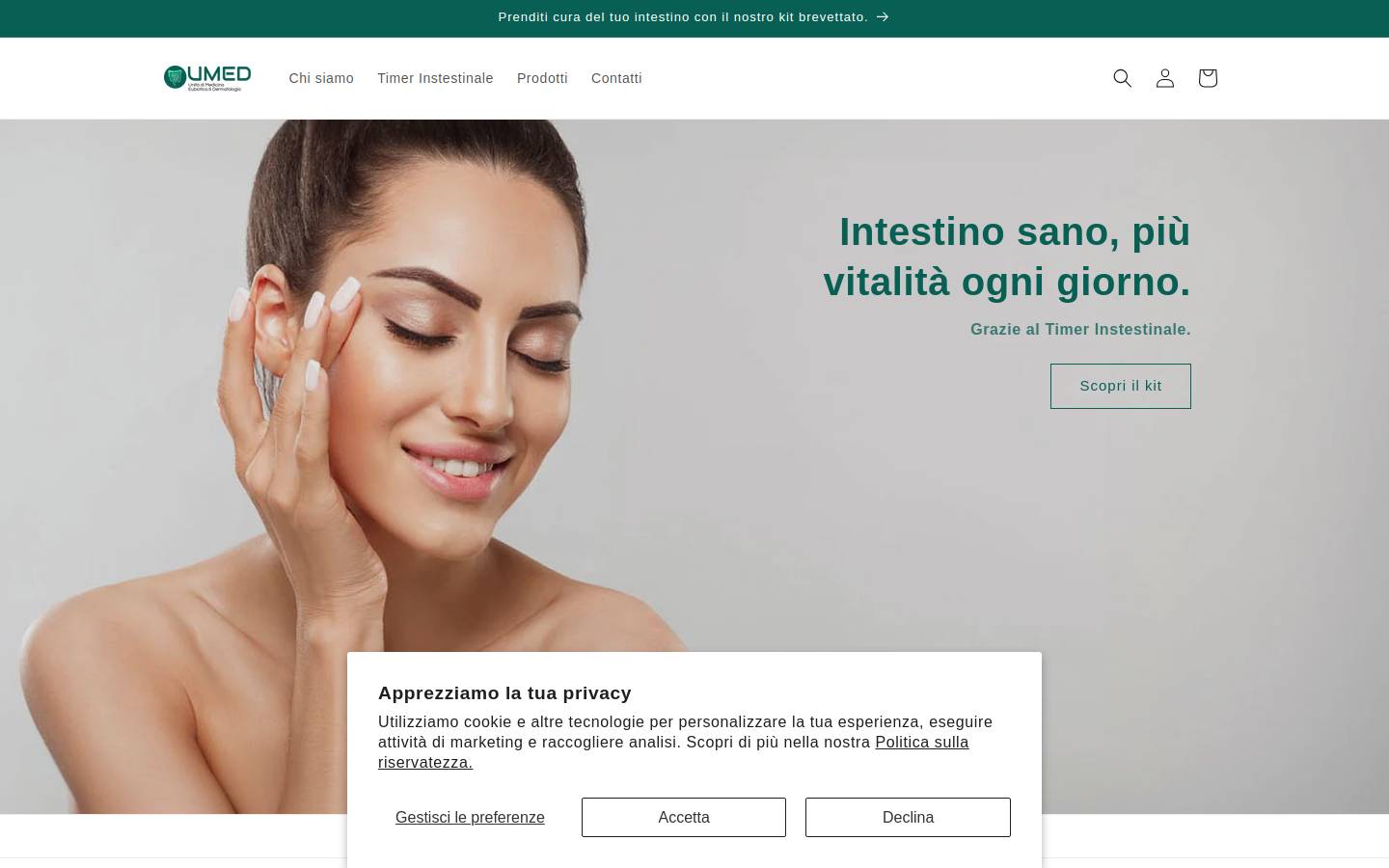 umed.store homepage screenshot