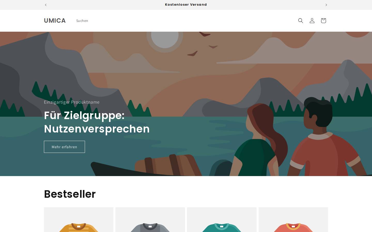 umica.de homepage screenshot