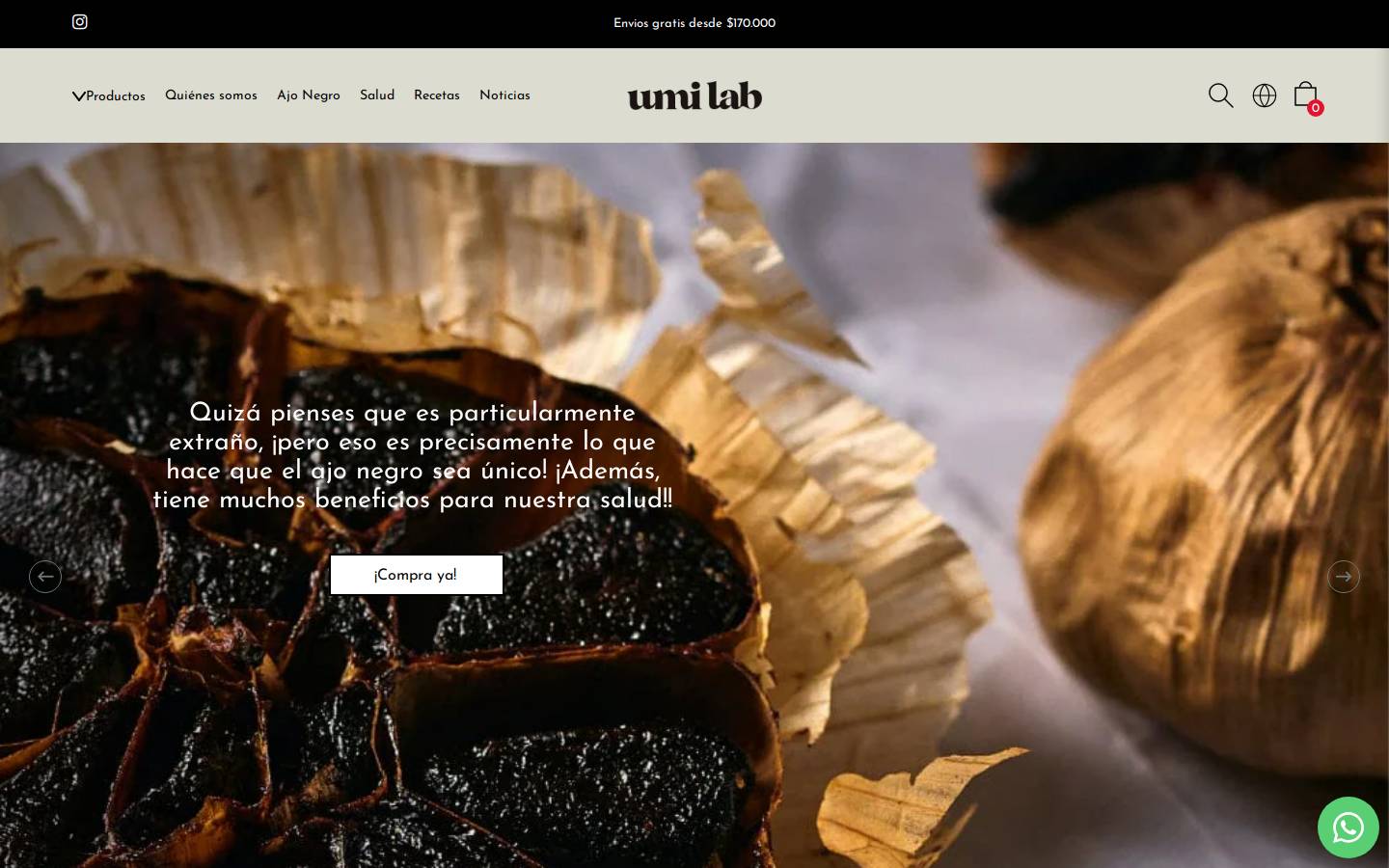 umilab.co homepage screenshot