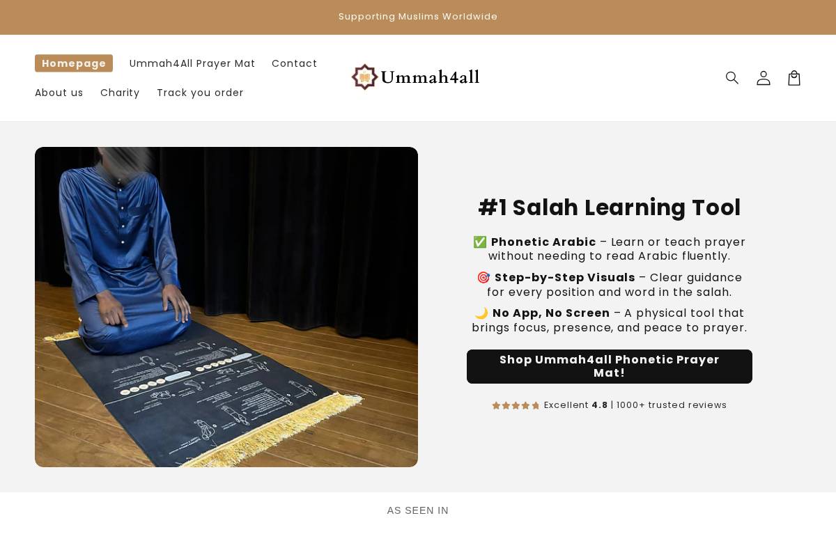 ummah4all.com homepage screenshot