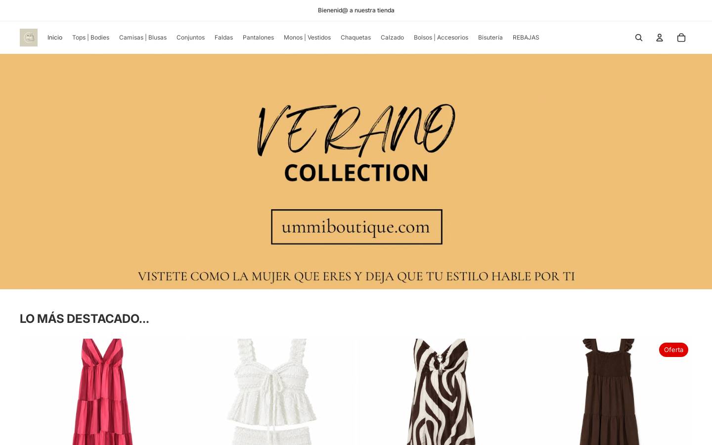 ummiboutique.com homepage screenshot
