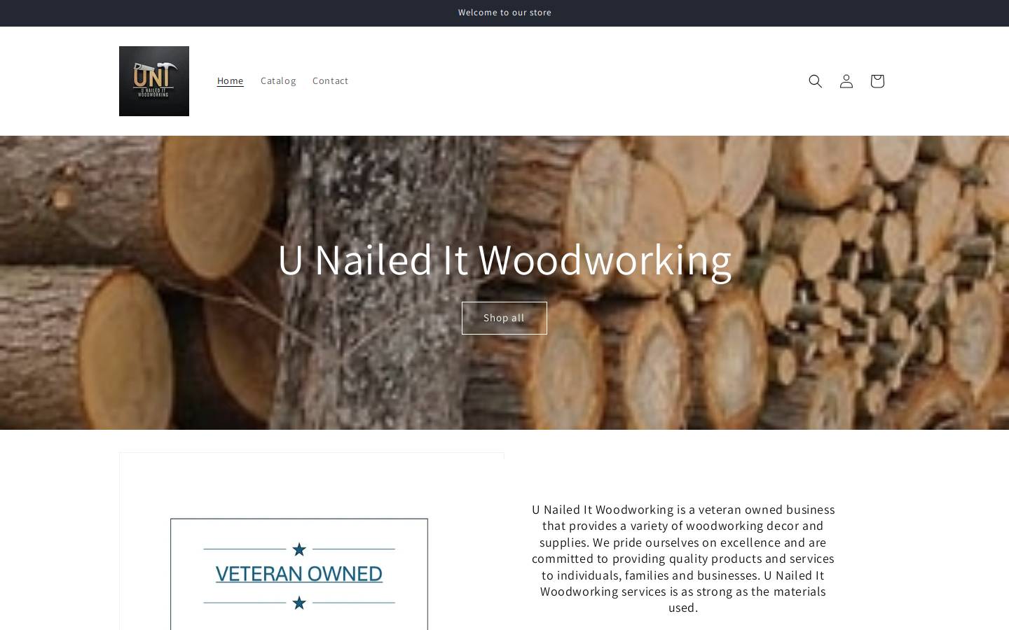 unaileditwoodworking.com homepage screenshot