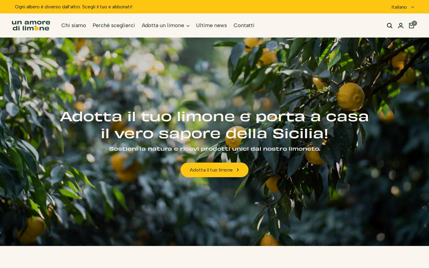 unamoredilimone.com homepage screenshot