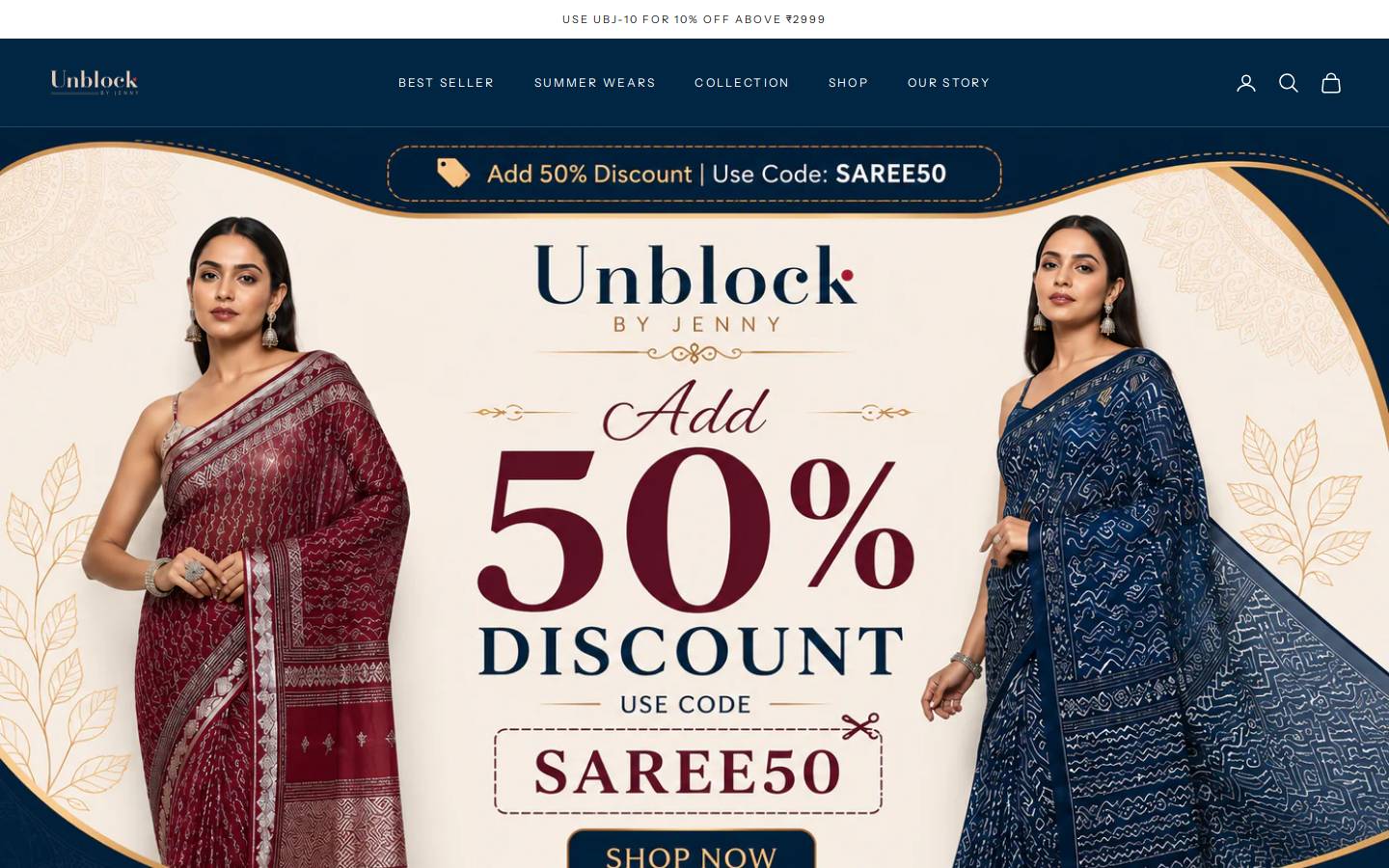 unblockbyjenny.com homepage screenshot