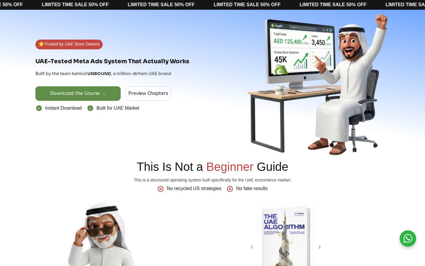 unbound-growth.com homepage screenshot