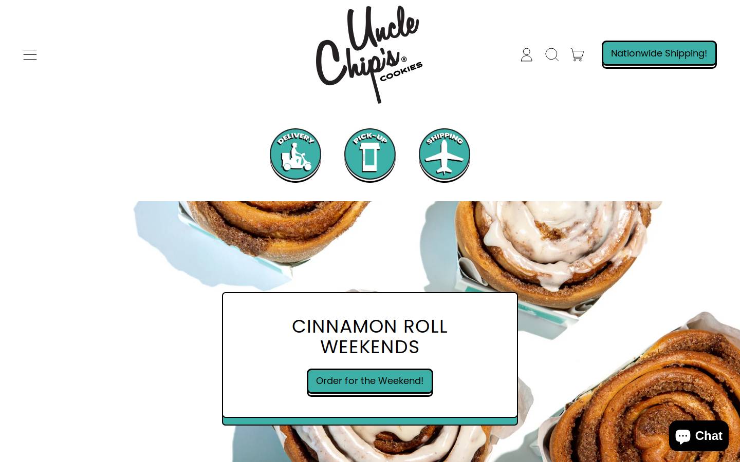 unclechips.com homepage screenshot