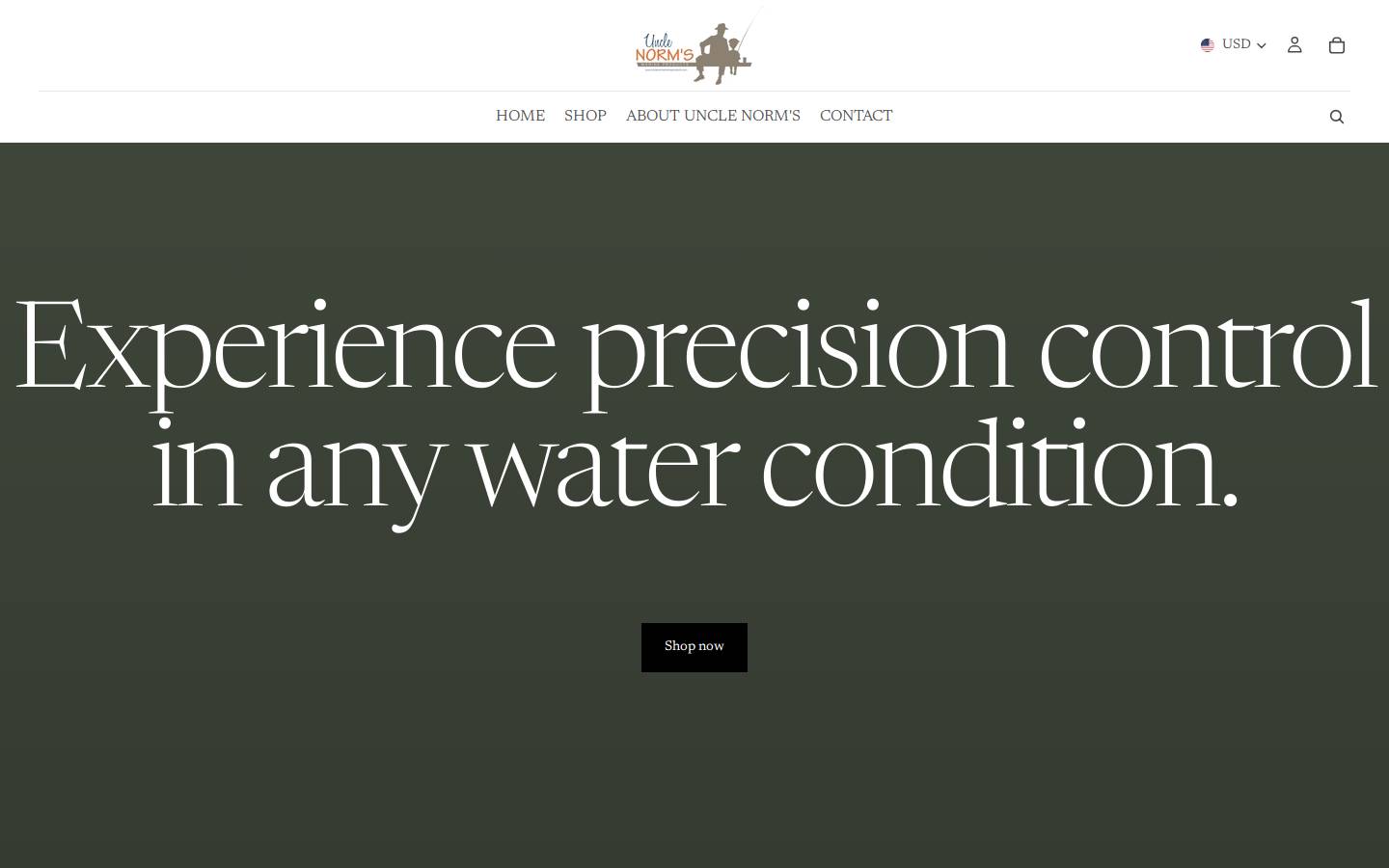 unclenormsmarineproducts.com homepage screenshot