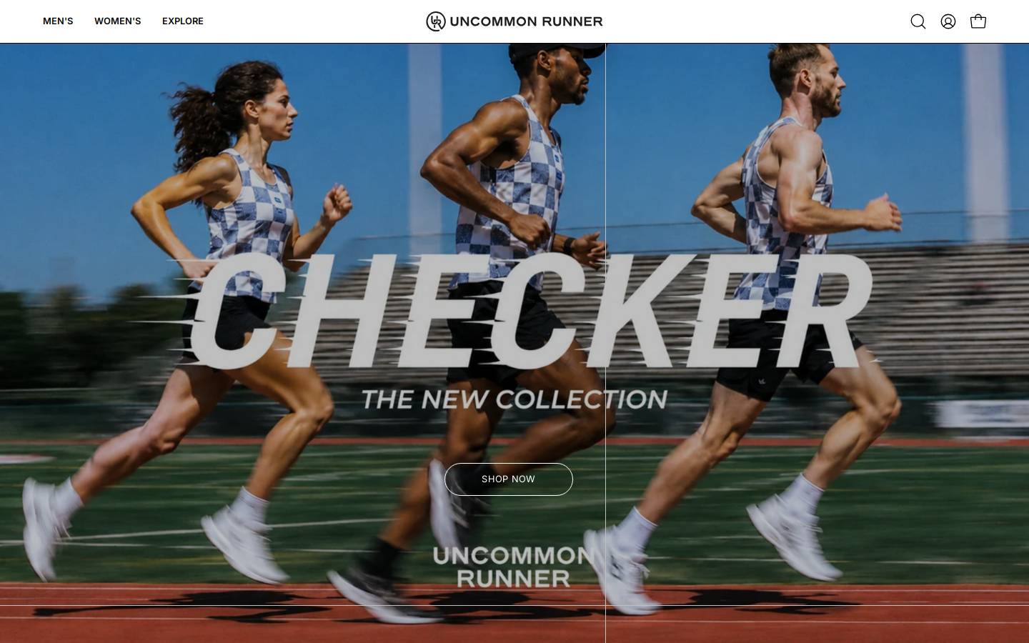uncommonrunning.com homepage screenshot