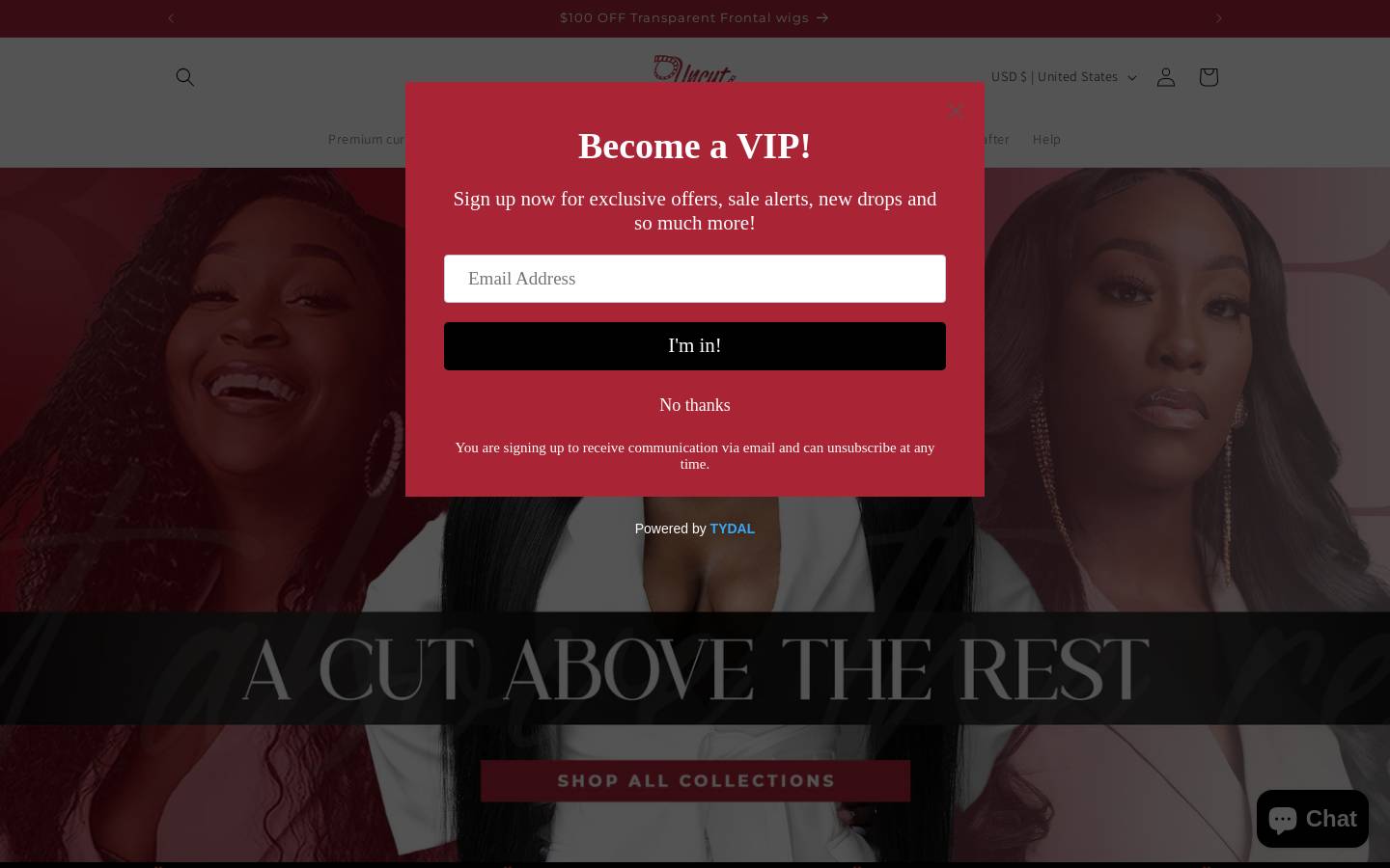 uncutextensions.com homepage screenshot