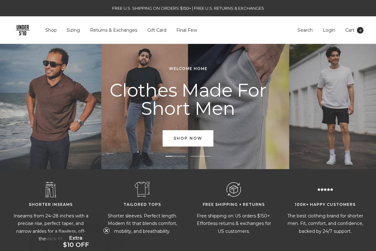 under510.com homepage screenshot