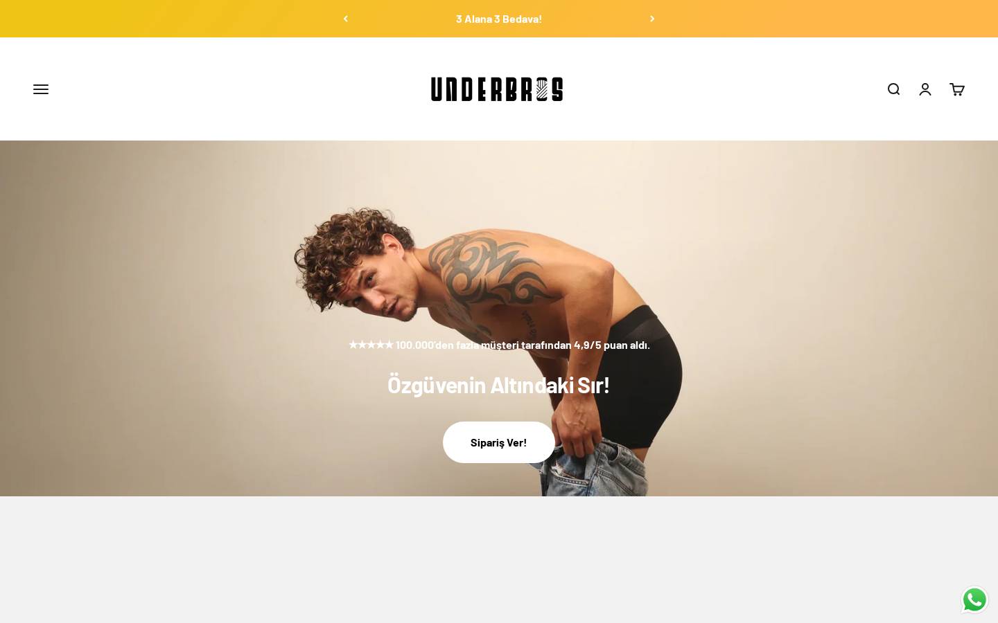 underbros.co homepage screenshot