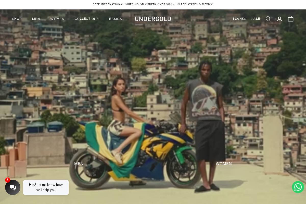 undergold.com homepage screenshot
