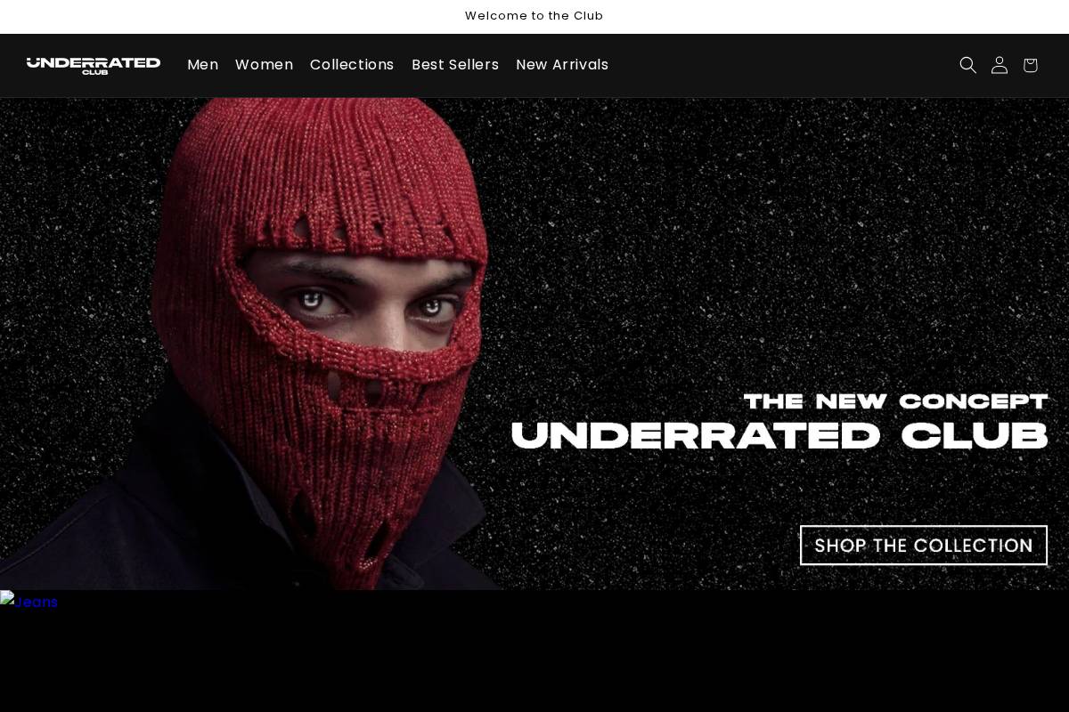 underratedclub.com homepage screenshot