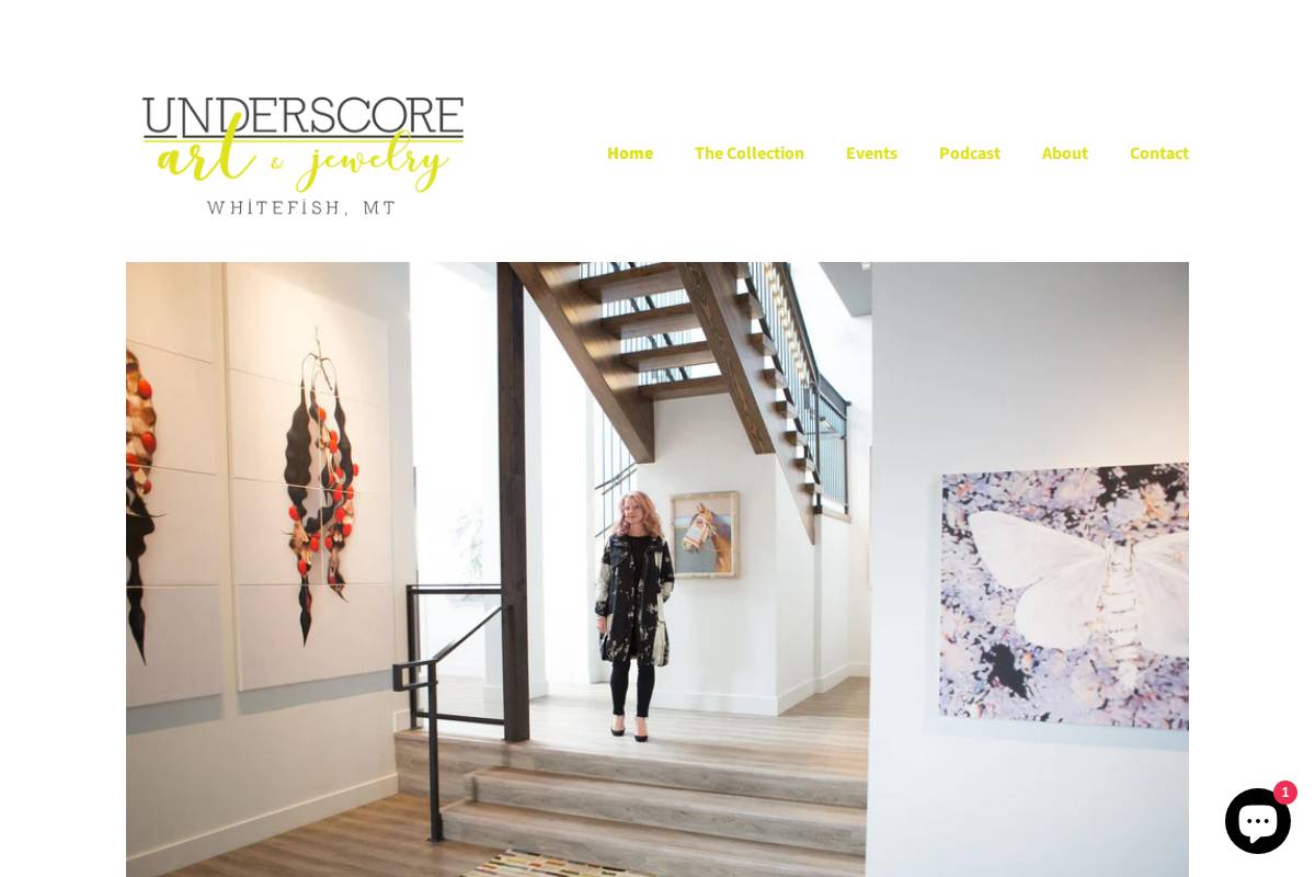 underscoreart.com homepage screenshot