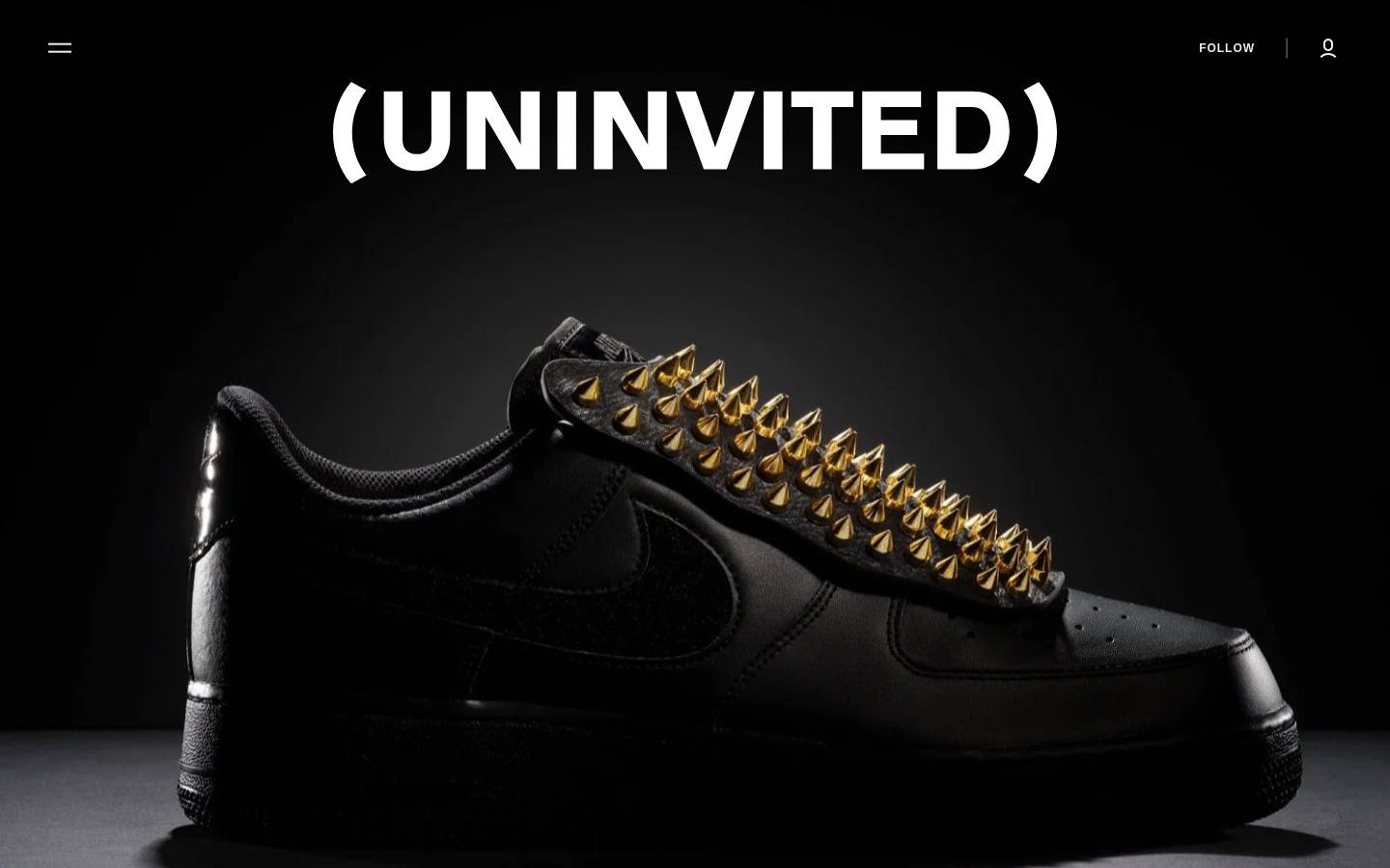 uninvited.co homepage screenshot