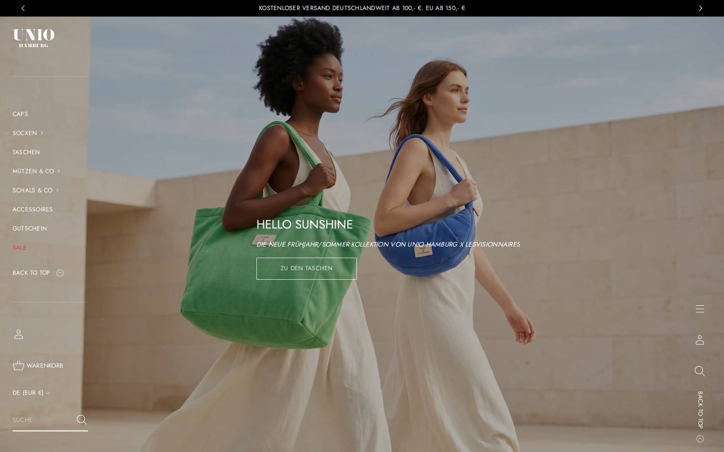 unio-hamburg.com homepage screenshot