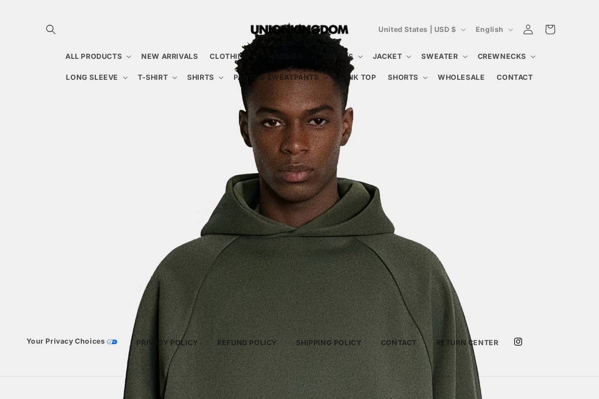 Unionkingdomclo homepage screenshot