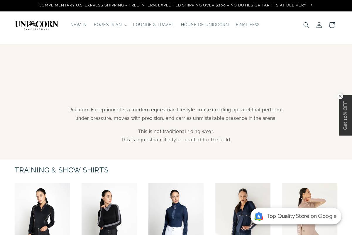 uniqcorn.com homepage screenshot