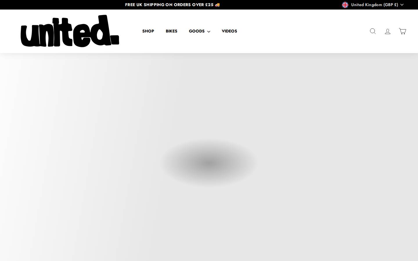 United Bike Co homepage screenshot