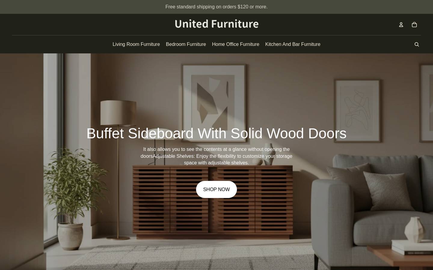unitedfurniturellc.com homepage screenshot