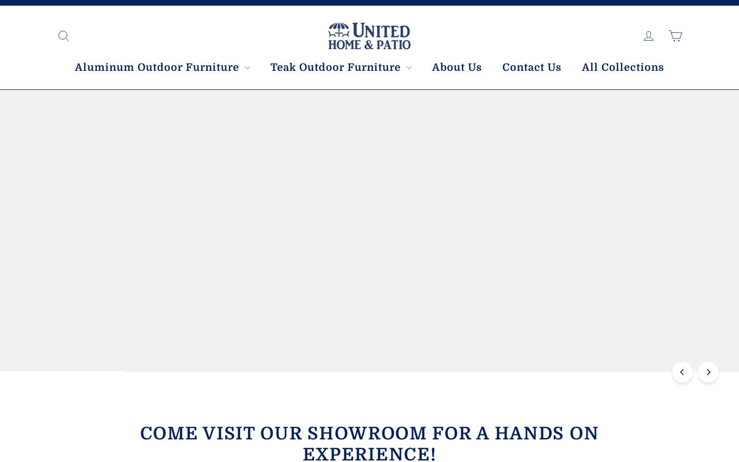 unitedhomeandpatioct.com homepage screenshot