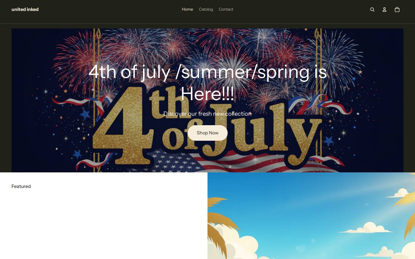 unitedinked.com homepage screenshot